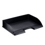 Corbeille a courrier paysage, leitz plus, noir