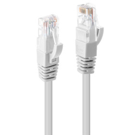 LINDY Câble réseau Blanc Cat.6 U UTP, 1m