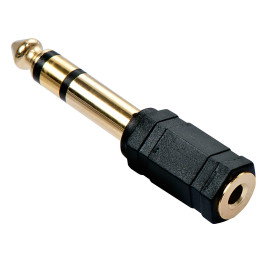 LINDY Adaptateur audio Jack stéréo 3,5mm F   6,3mm M