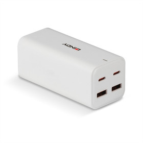LINDY Chargeur GaN 100W USB Type A & C 4 ports