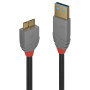 LINDY Câble USB 3.2 Type A vers Micro-B, 5Gbit s, Anthra Line, 3m