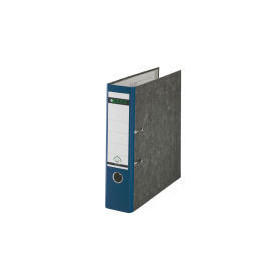 Classeur a levier 180° dos 80 mm Leitz classique marbre, Bleu
