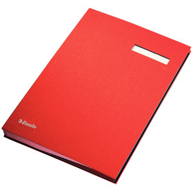 Parapheur 20 positions esselte, rouge