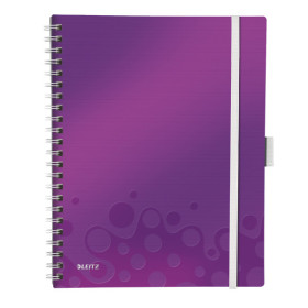 Cahier a4 bemobile wow leitz, ligne, violet