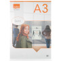 Porte affiche autoportant, PREMIUM PLUS Nobo en acrylique A3, Transparent