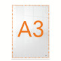 Porte affiche autoportant, PREMIUM PLUS Nobo en acrylique A3, Transparent