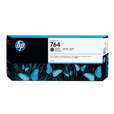 Cartouche jet d'encre D'origine HP 764 - Noir mat 300ml C1Q16A