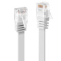 LINDY Câble réseau Plat Blanc Cat.6 U UTP, 3m