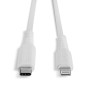LINDY Câble USB Type C vers Lightning, Blanc, 1m