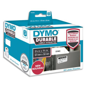 DYM P/800 ETIQ DUR 57X32MM N/BLC 2112289