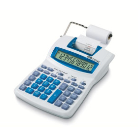 Calculatrice imprimante 1214x, ibico, blanc/bleu