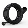 Rallonge secteur tripolaire noire - 10 m - 51022