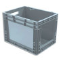 VISO Bac à ouverture-300 x 400 x 295 mm - 25L - RAL7001