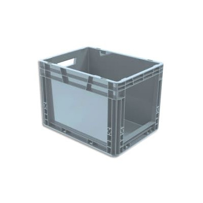 VISO Bac à ouverture-300 x 400 x 295 mm - 25L - RAL7001