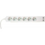 DEXLAN Multiprise 6 prises sans inter blanche - chargeur USB