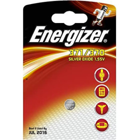 Pile Energizer Oxyde d'Argent pour montres 371/370