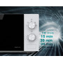 Micro-onde monofonction HISENSE H20MOWP1 Volume (L) 20 Pt (W) 1150W P700W Niv p