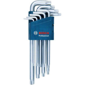 Bosch Professional set de 9 clés coudées Torx (10,0-50,0 mm)