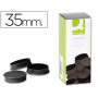 Boite de 10 aimants q-connect diam 35mm coloris noir