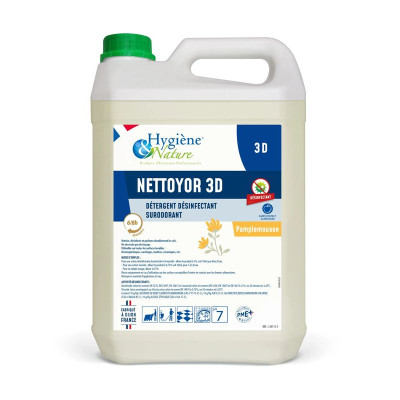 NETTOYOR 3D PAMPLEMOUSSE - 5L (CA)