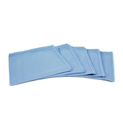 5 microfibres SUPER VITRES Bi-Face - 40x40cm - 300g/m2 - bleu