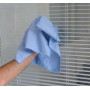 5 microfibres SUPER VITRES Bi-Face - 40x40cm - 300g/m2 - bleu