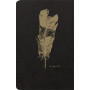 Flying Spirit Black carnet piqûre textile 11x17cm 96p ligné motifs assortis papi