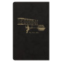 Flying Spirit Black carnet piqûre textile 7,5x12cm 48p ligné motifs assortis pap
