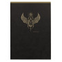 Flying Spirit Black bloc entoilé entête 14,8x21cm 140p détach. ligné motifs asso