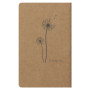 Flying Spirit Kraft carnet piqûre textile 7,5x12cm 48p ligné motifs assortis pap