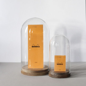 Bloc agrafé Rhodia ORANGE N°10 5,2x7,5 cm 80 feuillets ligné 80 g