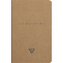 Flying Spirit Kraft carnet piqûre textile 11x17cm 96p ligné motifs assortis papi