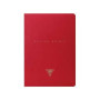 * Flying Spirit Red carnet piqûre textile 7,5x12cm 48p ligné motifs assortis pap