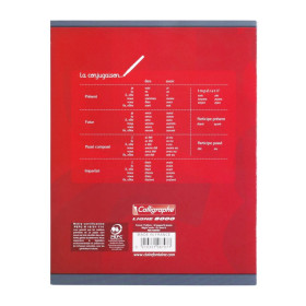 8000 PELLICULE, Cahier piqué 17x22 32p DL2mmIV 90g