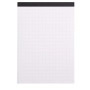 * Rhodia Touch WHITE Maya Pad  bloc agrafé A5 50f réglure cross'n'dot papier May
