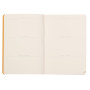 * Rhodiarama Perpetual BLACK A5 128p papier ivoire 90 g, coins microperforés ave