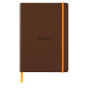 Rhodiarama carnet souple BRONZE A5 160 pages ligné papier ivoire 90 g, fermeture