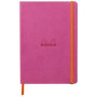 Rhodiarama carnet souple FUCHSIA A5 160 pages dot papier ivoire 90 g, fermeture