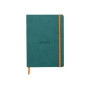 Rhodiarama carnet souple PAON A5 160 pages dot papier ivoire 90 g, fermeture éla