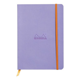 Rhodiarama carnet souple IRIS A5 160 pages dot papier ivoire 90 g, fermeture éla