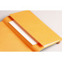 Rhodiarama carnet souple BEIGE A5 160 pages dot papier ivoire 90 g, fermeture él