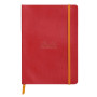 Rhodiarama carnet souple COQUELICOT A5 160 pages dot papier ivoire 90 g, fermetu