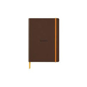 Rhodiarama carnet souple BRONZE A5 160 pages dot papier ivoire 90 g, fermeture é