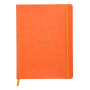 Rhodiarama carnet souple TANGERINE 19x25 cm 160 pages dot papier ivoire 90 g, fe