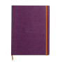 * Rhodiarama cahier souple VIOLET A4+ 160 pages ligné papier ivoire 90 g