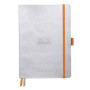 Rhodiarama Goalbook souple SILVER A5 240 pages dot papier ivoire 90 g