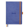 Rhodiarama Goalbook souple SAPHIR A5 240 pages petits carreaux 5x5 papier ivoire