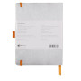 * Rhodiarama Meeting SILVER A5+ 160 pages microperforé papier blanc 90 g, avec é