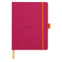 * Rhodiarama Meeting FRAMBOISE A5+ 160 pages microperforé papier blanc 90 g, ave