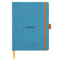 * Rhodiarama Meeting TURQUOISE A5+ 160 pages microperforé papier blanc 90 g, ave